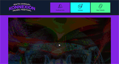 Desktop Screenshot of konnexionmusicfestival.com